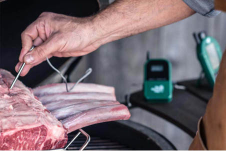 Thermomètre culinaire Big Green Egg numérique avec double sonde