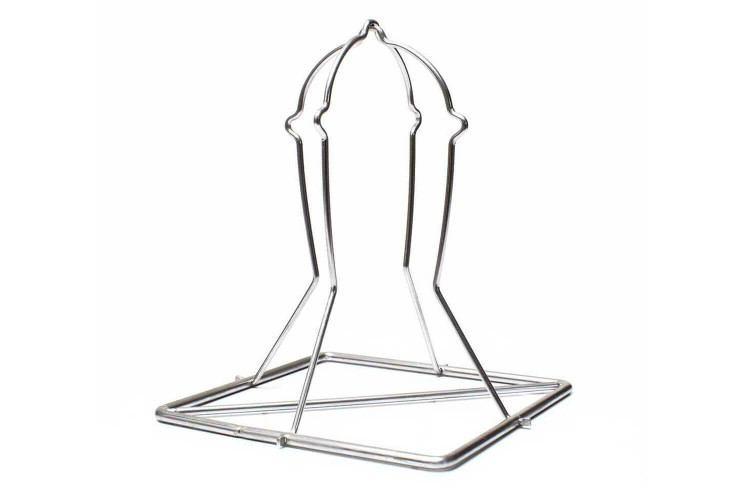 Support à rôtir vertical pour canette de bière et poulet Big Green Egg - Ustensile pliable