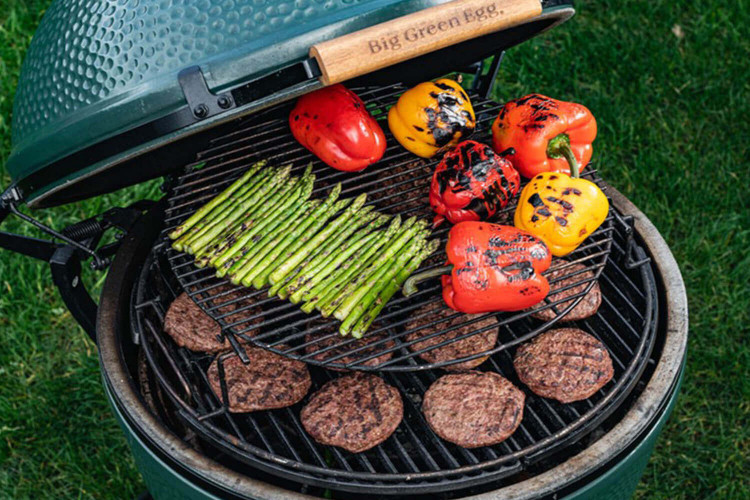 Barbecue charbon de bois Big Green Egg XLarge polyvalent en céramique - Haut de gamme