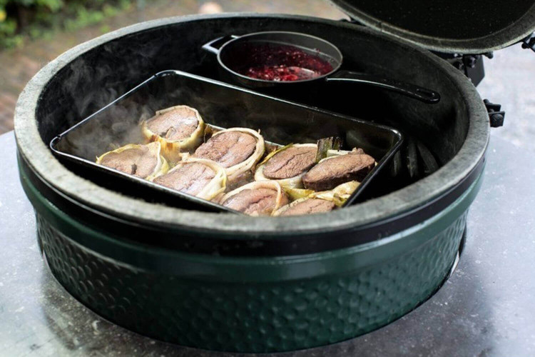 Barbecue charbon de bois Big Green Egg XLarge polyvalent en céramique - Haut de gamme