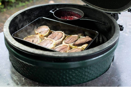 Barbecue charbon de bois Big Green Egg XLarge polyvalent en céramique - Haut de gamme