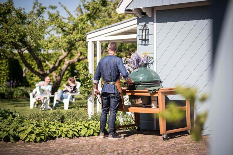 Barbecue charbon de bois Big Green Egg XLarge polyvalent en céramique - Haut de gamme
