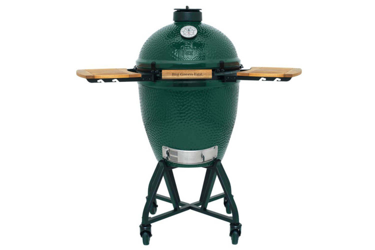 Tablettes latérales en acacia pour Big Green Egg Large