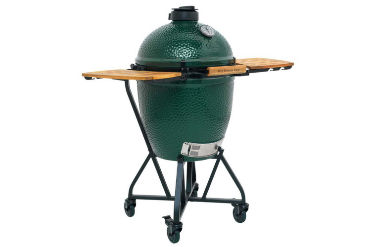 Tablettes latérales en acacia pour Big Green Egg Large