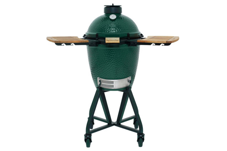 Tablettes latérales en acacia pour Big Green Egg Medium