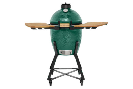 Tablettes latérales en acacia pour Big Green Egg Small