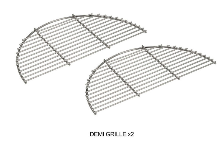 Kit grill pour barbecue Eggspander Big Green Egg - Modèle : Large