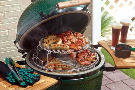 Kit grill pour barbecue Eggspander Big Green Egg - Modèle : Large