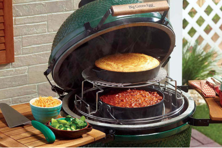 Kit grill pour barbecue Eggspander Big Green Egg - Modèle : Large