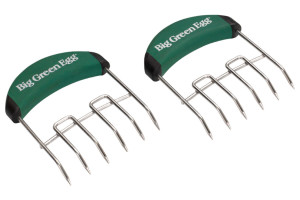 Set de 2 griffes à effilocher Big Green Egg en acier inoxydable
