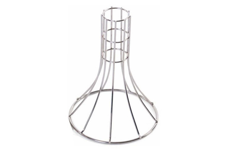 Support à rôtir vertical pour dinde Big Green Egg en acier inox