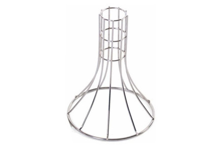 Support à rôtir vertical pour dinde Big Green Egg en acier inox