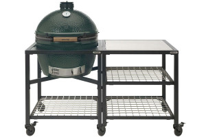 Plateau en acier inox Big Green Eggpour table modulaire et bloc-armoire 2