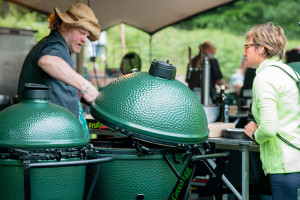 Chariot à roulettes Big Green Egg XXLarge avec poignée 2