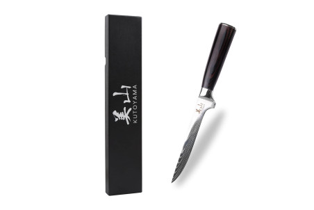 Couteau à désosser en acier inoxydable Kutoyama Black Pakka 15cm