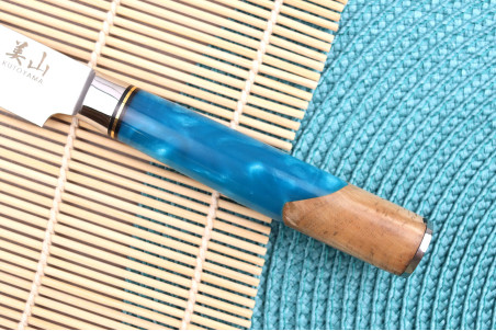 Couteau universel Kutoyama Damas Azur lame acier VG10 12cm