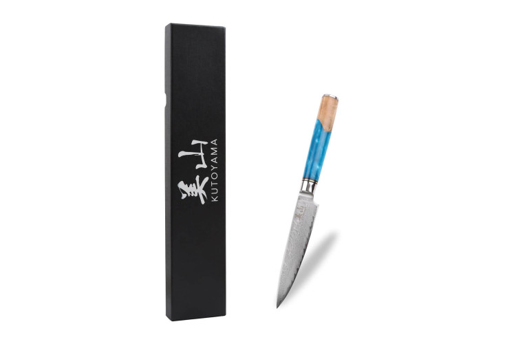 Couteau universel Kutoyama Damas Azur lame acier VG10 12cm