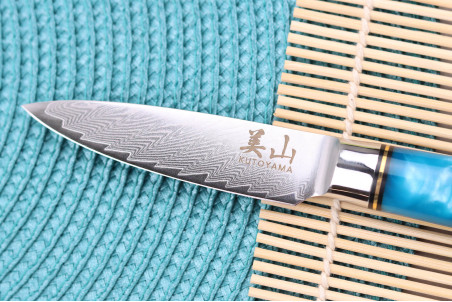 Couteau d'office Kutoyama Damas Azur lame acier VG10 8cm