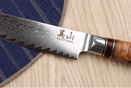 Couteau universel Kutoyama Damas Nid d'Abeille lame acier VG10 13cm