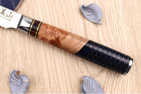 Couteau d'office Kutoyama Damas Nid d'Abeille lame acier VG10 8cm