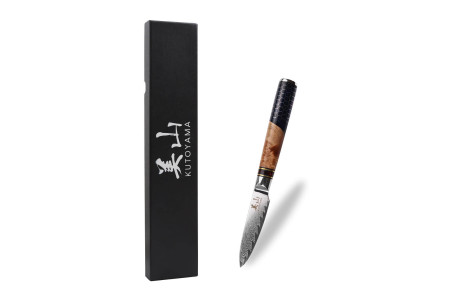 Couteau d'office Kutoyama Damas Nid d'Abeille lame acier VG10 8cm