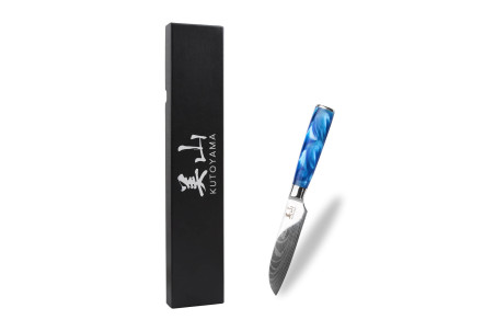 Couteau santoku Kutoyama Blue Wave lame 12cm