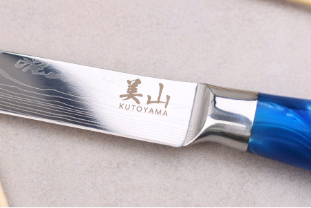 Couteau universel Kutoyama Blue Wave lame 12cm