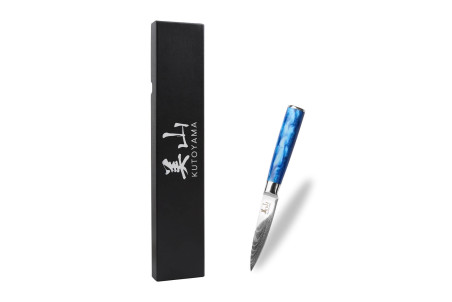 Couteau d'office Kutoyama Blue Wave lame 8cm