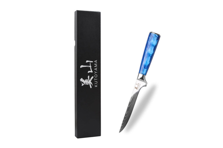 Couteau désosseur Kutoyama Blue Wave lame 15cm