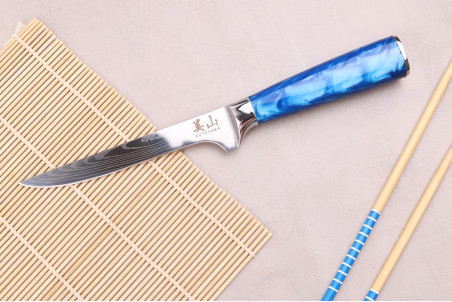 Couteau désosseur Kutoyama Blue Wave lame 15cm