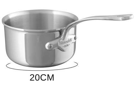 Set de casseroles en fonte d'inox Mauviel M'Urban4 - Poignées fixes et compatibles induction