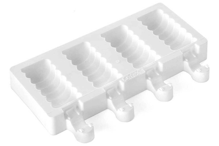 Moule à glaces en silicone Silikomart Mini Tango forme spirale - 4 empreintes