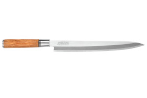 Couteau yanagiba Wusaki Olive 7Cr en acier inoxydable 27cm