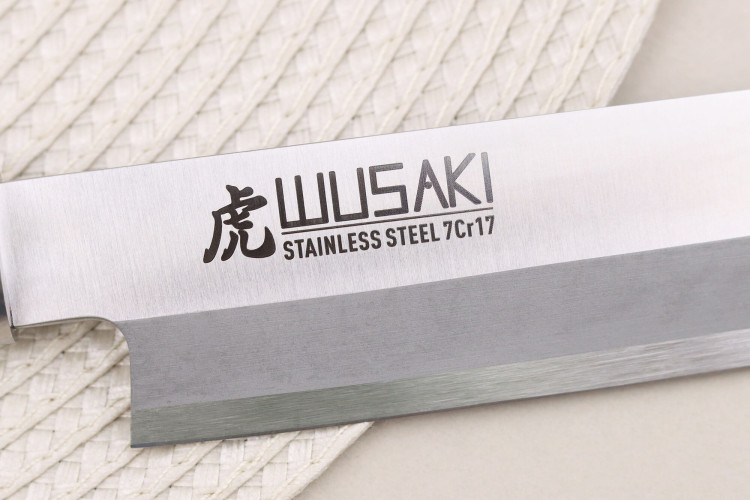 Couteau yanagiba Wusaki Olive 7Cr en acier inoxydable 27cm