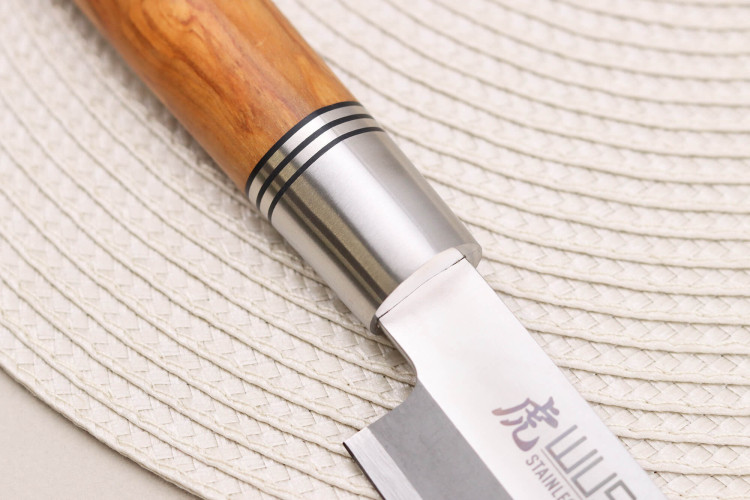 Couteau yanagiba Wusaki Olive 7Cr en acier inoxydable 27cm