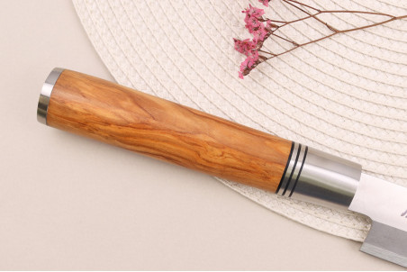 Couteau yanagiba Wusaki Olive 7Cr en acier inoxydable 27cm