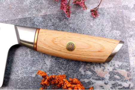 Couperet en pakkawood Fukito Pakka San Mai 19cm