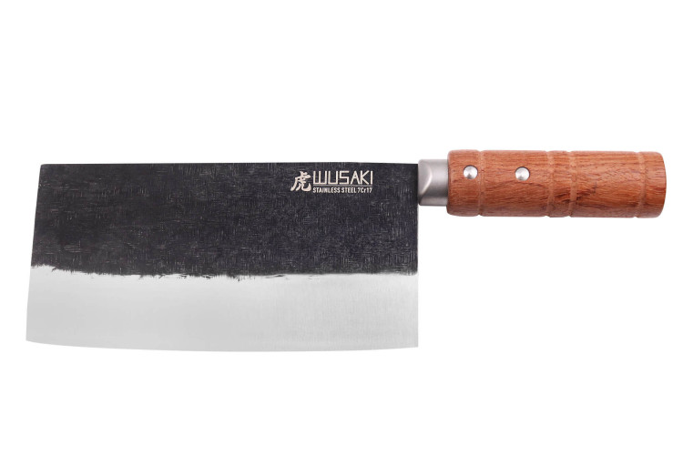 Couteau de chef chinois design Wusaki Padouk 17,5cm