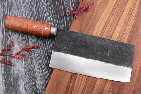 Couteau de chef chinois design Wusaki Padouk 17,5cm