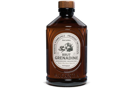 Sirop de grenadine artisanal Bacanha 40cl - Sirop bio