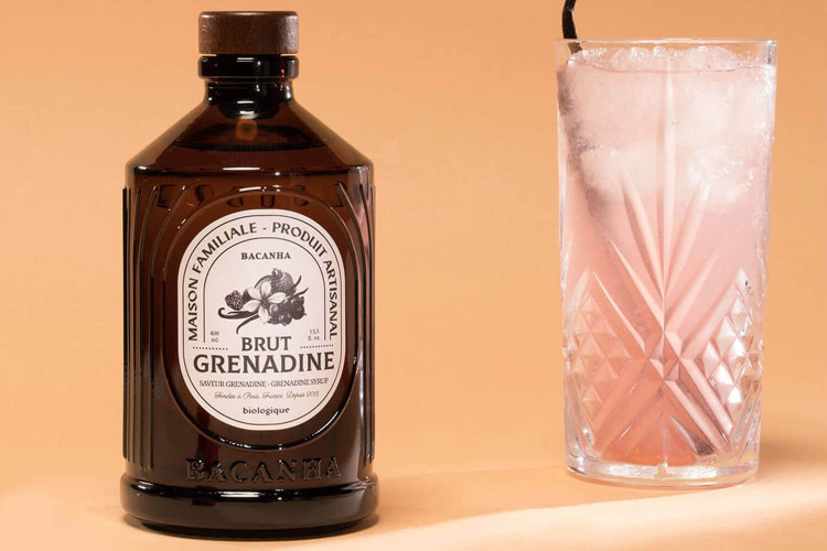 Sirop de grenadine artisanal Bacanha 40cl - Sirop bio