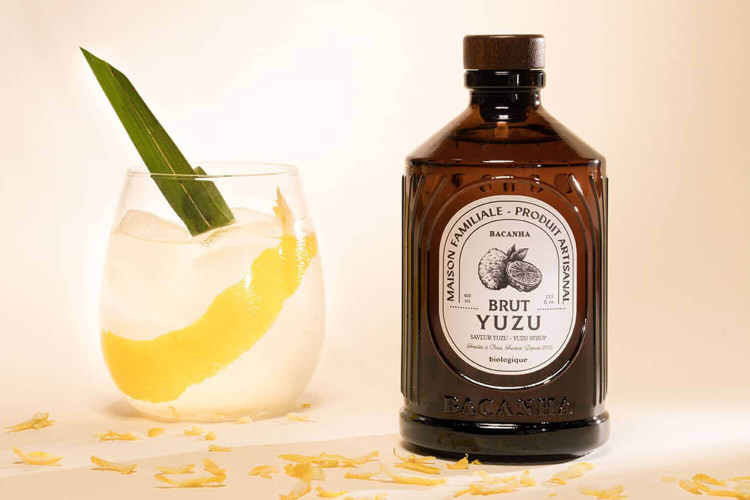 Sirop de yuzu bio et artisanal Bacanha - Fabrication française 40cl