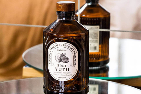 Sirop de yuzu bio et artisanal Bacanha - Fabrication française 40cl
