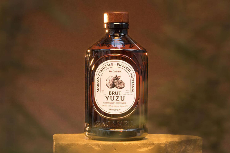 Sirop de yuzu bio et artisanal Bacanha - Fabrication française 40cl