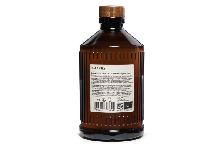Sirop de lavande artisanal Bacanha 40cl - Bio et fait en France