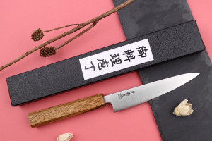 Couteau universel artisanal Wusaki Migaki G3 13,5cm - Made in Japan 2