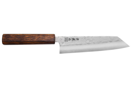 Couteau bunka Wusaki Yoshi G3 chêne 17cm - Couteau artisanal japonais