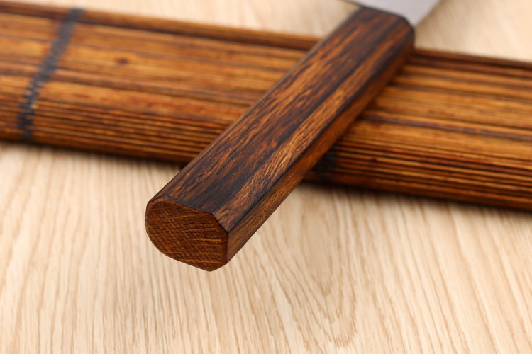 Couteau bunka Wusaki Yoshi G3 chêne 17cm - Couteau artisanal japonais