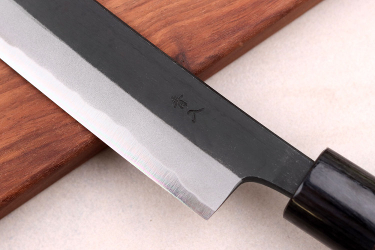Couteau sakimaru artisanal japonais Wusaki Sakimaru BS1 - Lame 24cm