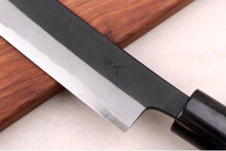 Couteau sakimaru artisanal japonais Wusaki Sakimaru BS1 - Lame 24cm